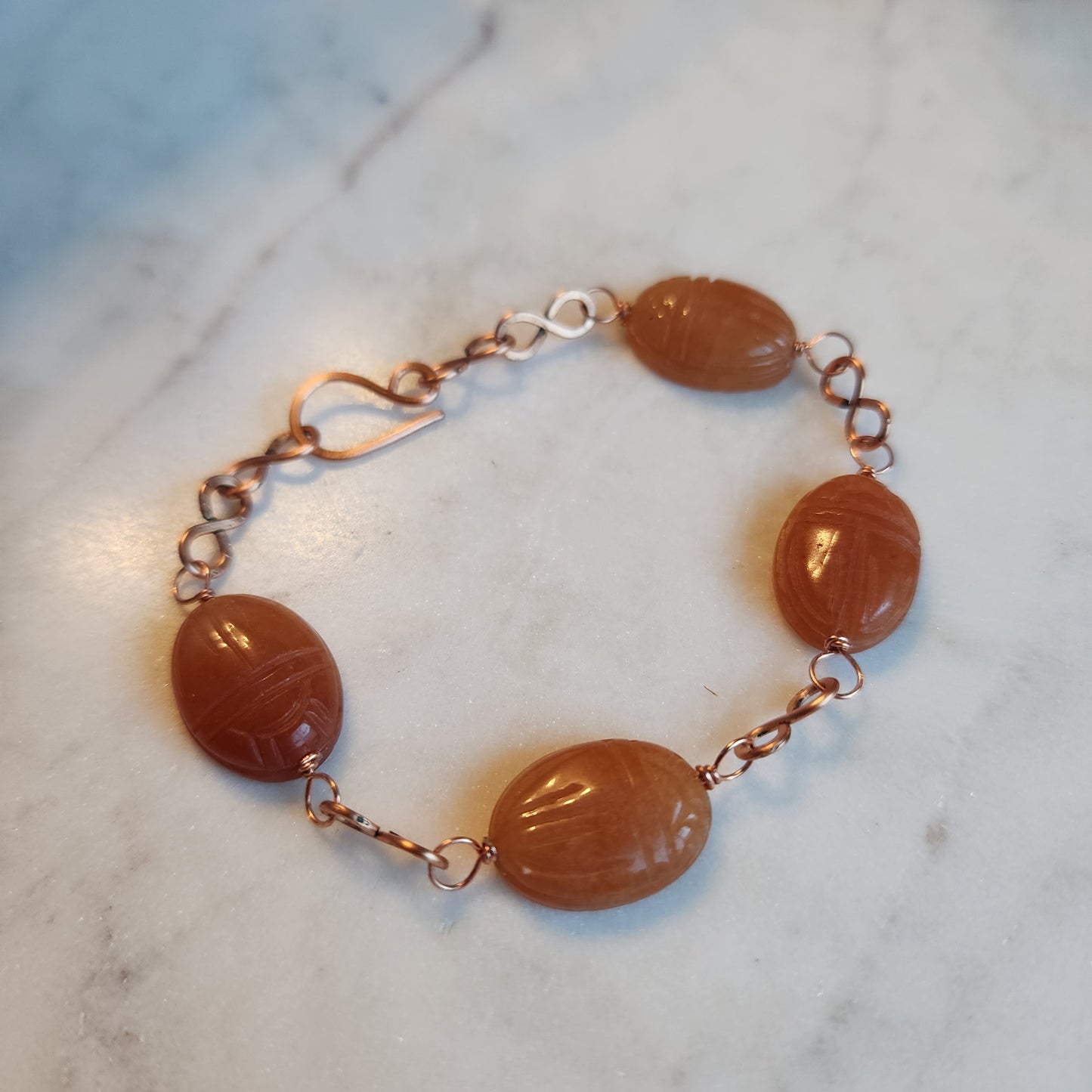 Scarab of Fire Bracelet