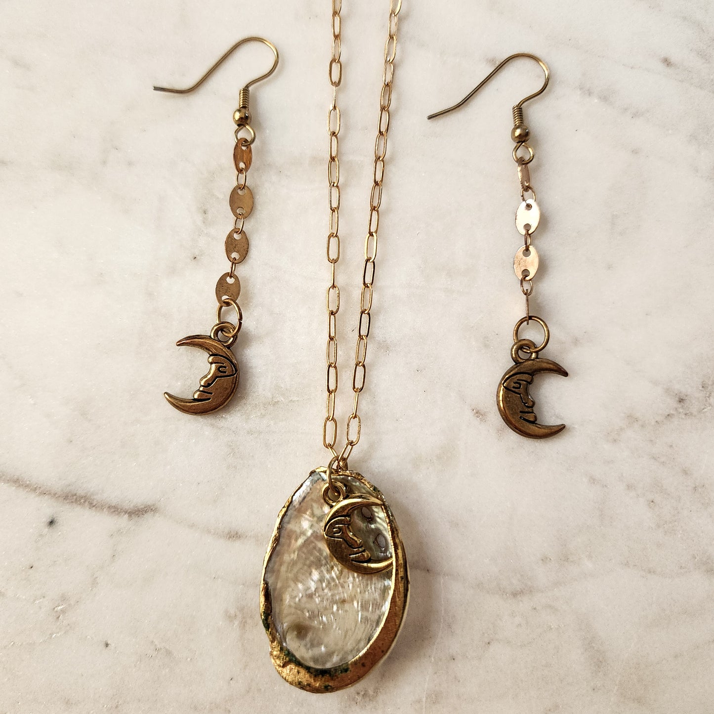 Celestia Set – Moon & Star Jewelry Set