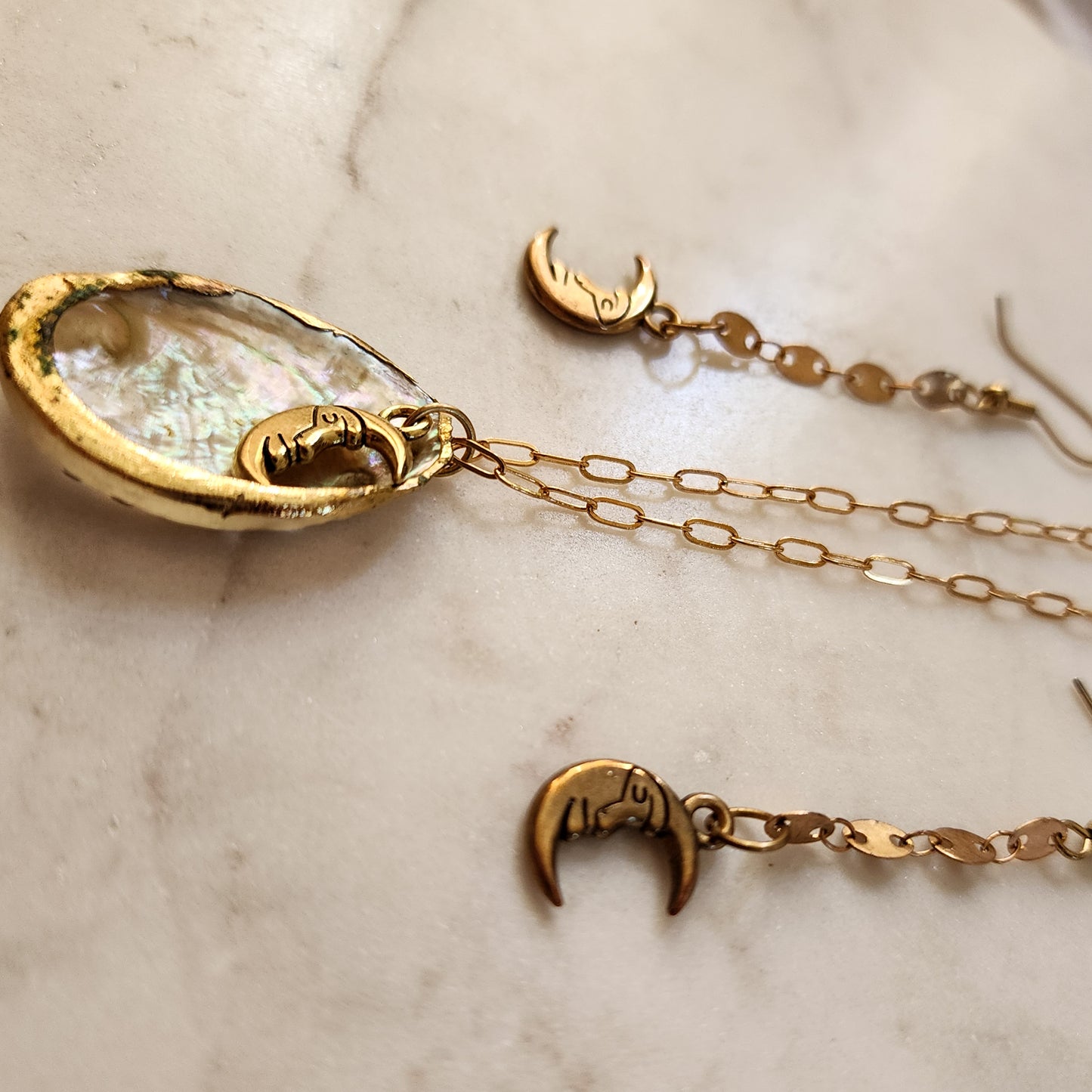 Celestia Set – Moon & Star Jewelry Set