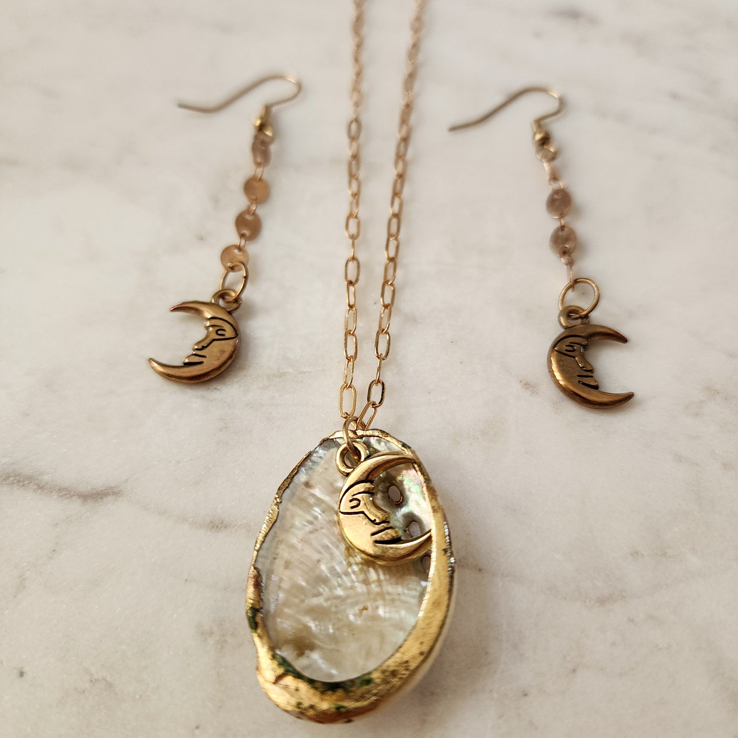 Celestia Set – Moon & Star Jewelry Set